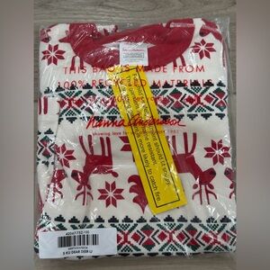 Hanna Andersson Kids Pajama Set in Dear Deer Fair Isle Print Size 4